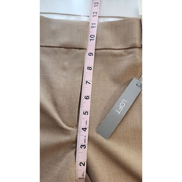 Loft Julie Trouser Size 14 Brown NWT - Picture 7 of 9